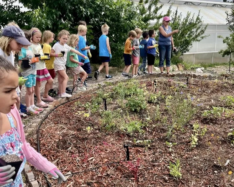 FDC children learning at the Farm